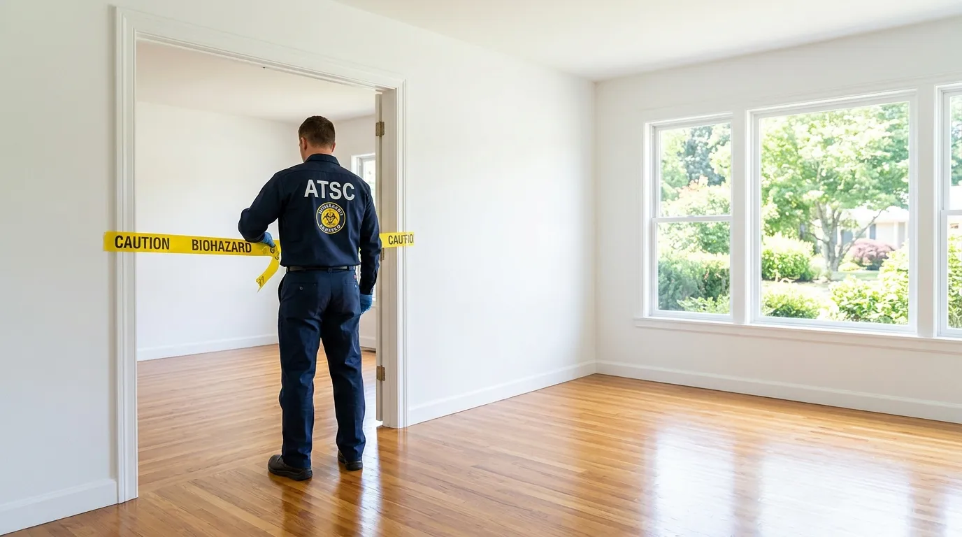 Certified biohazard cleanup crew performing Decomposition Cleanup in Chelsea